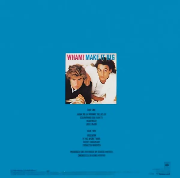 Wham! - Make It Big 뒷면