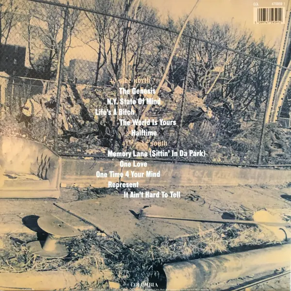 Nas - Illmatic 뒷면