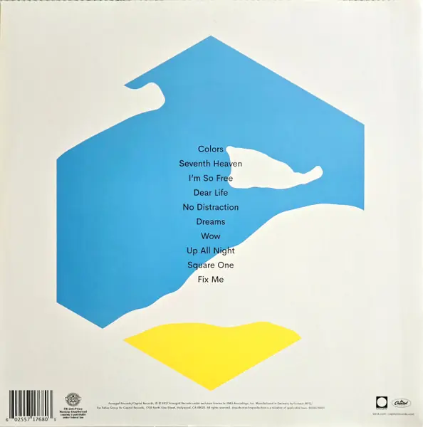 Beck - Colors 뒷면