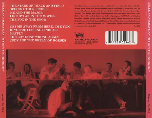 Belle & Sebastian - If You're Feeling Sinister 뒷면