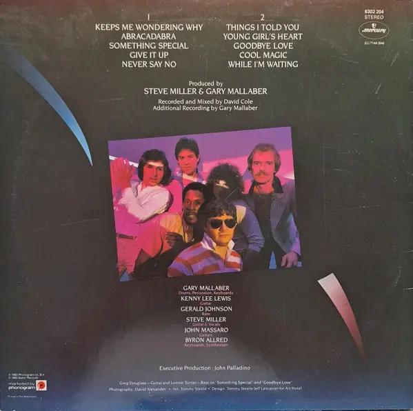 Steve Miller Band - Abracadabra 뒷면