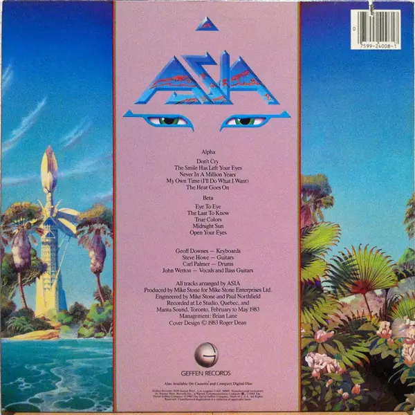 Asia - Alpha 뒷면