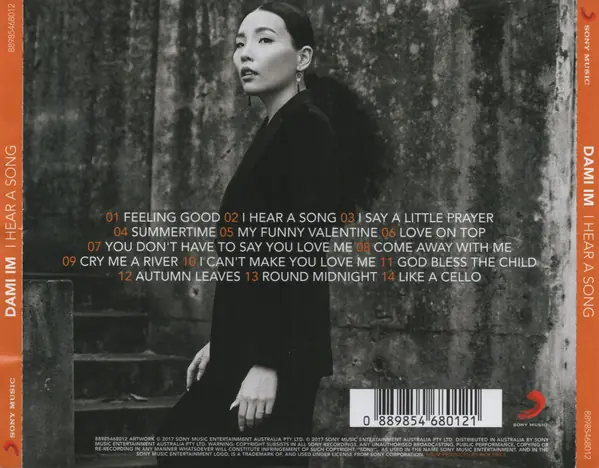 Dami Im - I Hear A Song 뒷면