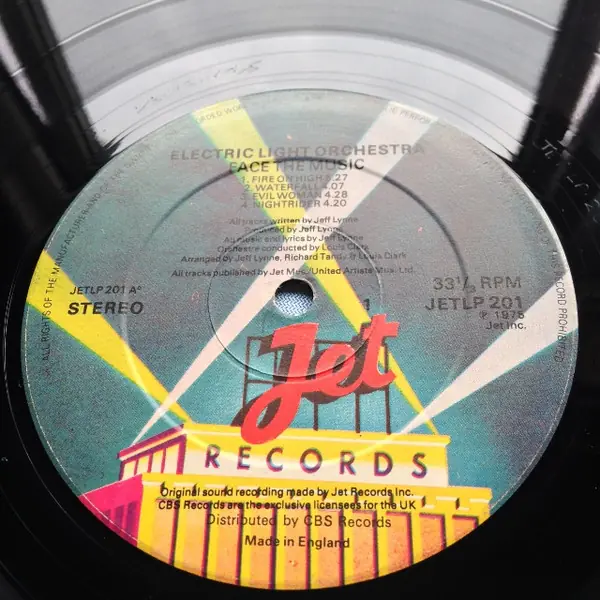 Electric Light Orchestra - Face The Music 뒷면