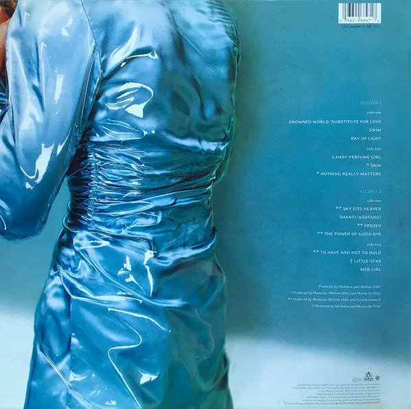 Madonna - Ray Of Light 뒷면