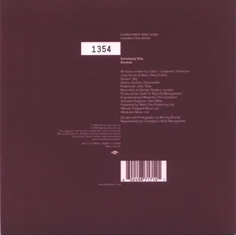 Kubb - Somebody Else 뒷면