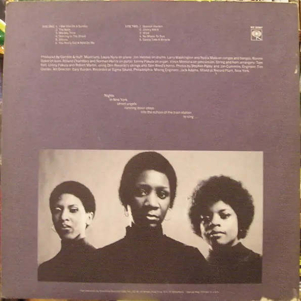 Laura Nyro / LaBelle - Gonna Take A Miracle 뒷면
