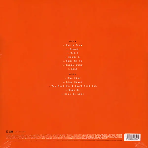 Ed Sheeran - + 뒷면