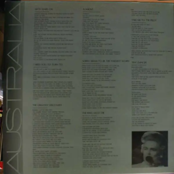 Elton John - Live In Australia (With The Melbourne Symphony Orchestra) 뒷면