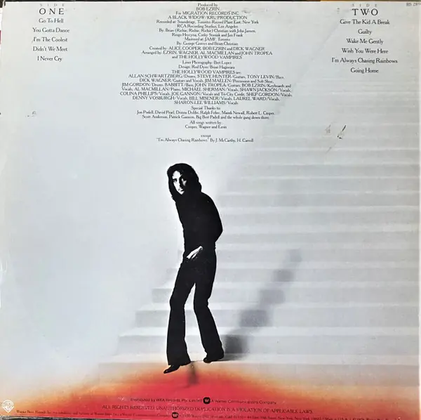 Alice Cooper - Alice Cooper Goes To Hell 뒷면