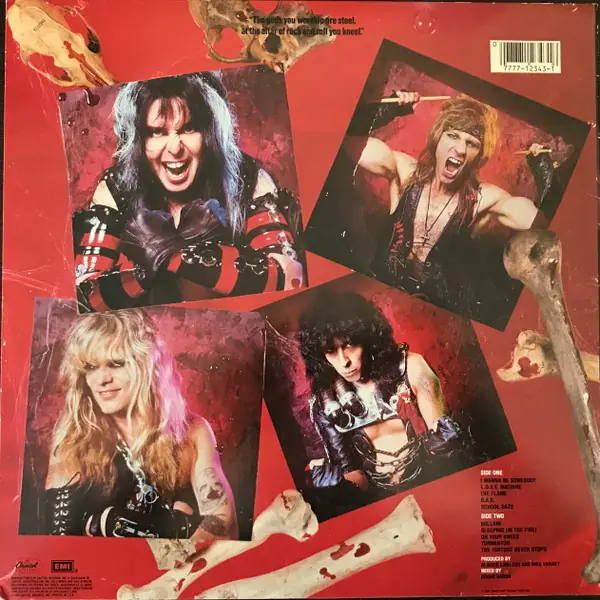 W.A.S.P. - W.A.S.P. 뒷면