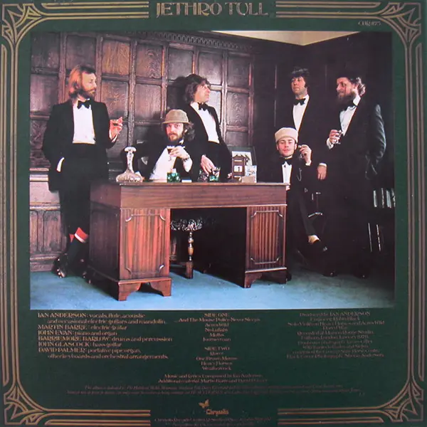 Jethro Tull - Heavy Horses 뒷면