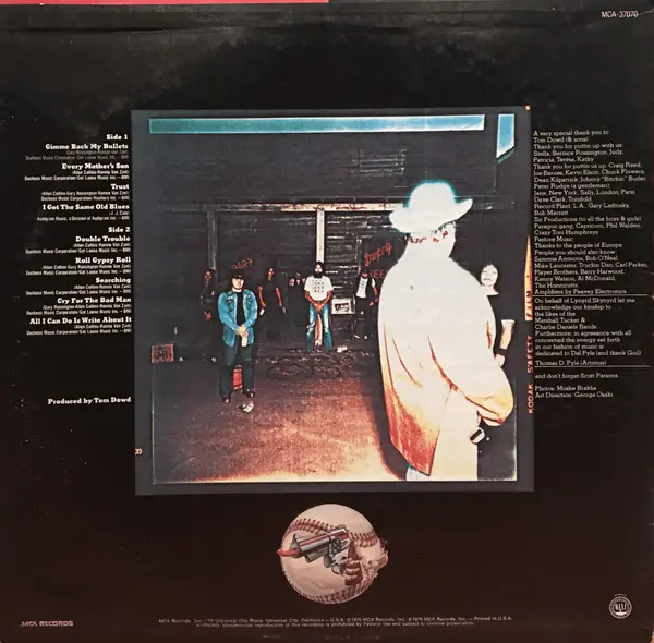 Lynyrd Skynyrd - Gimme Back My Bullets 뒷면