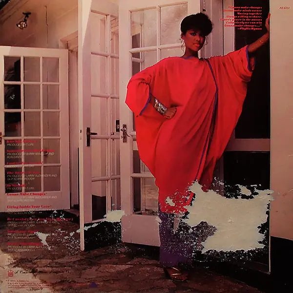 Phyllis Hyman - Somewhere In My Lifetime 뒷면