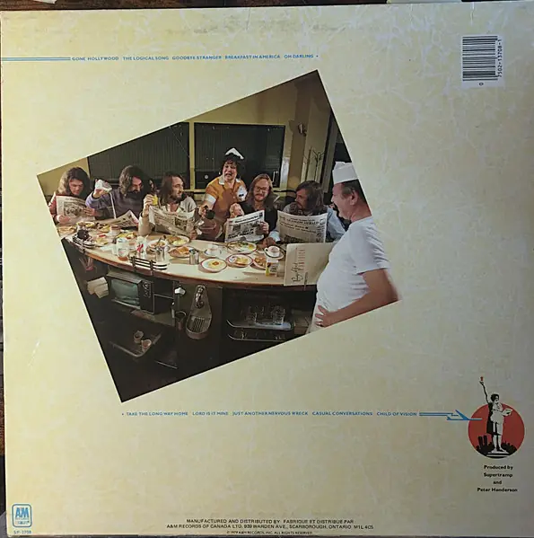 Supertramp - Breakfast In America 뒷면