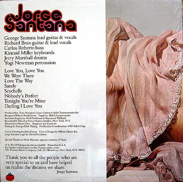 Jorge Santana - Jorge Santana 뒷면
