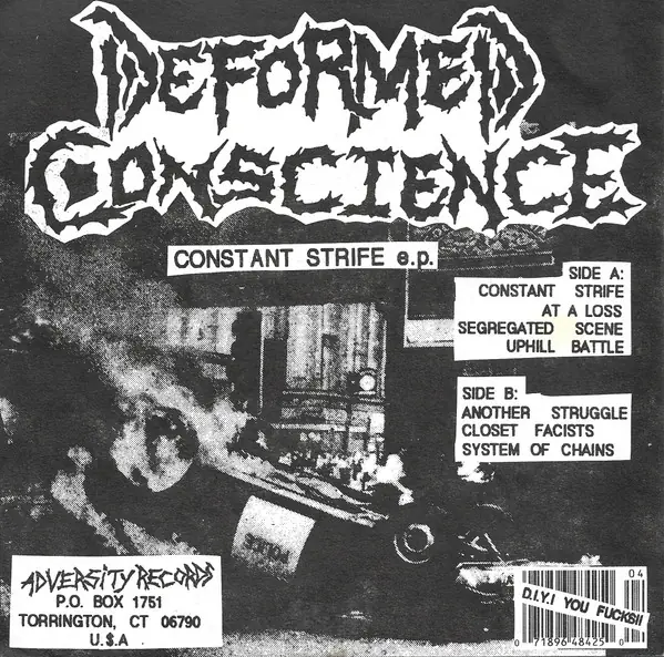 Deformed Conscience - Constant Strife E.P. 뒷면