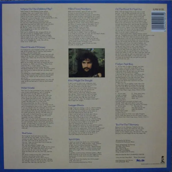 Cat Stevens - Tea For The Tillerman 뒷면