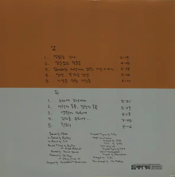 봄여름가을겨울 - I Photograph To Remember 뒷면