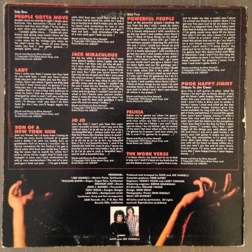Gino Vannelli - Powerful People 뒷면