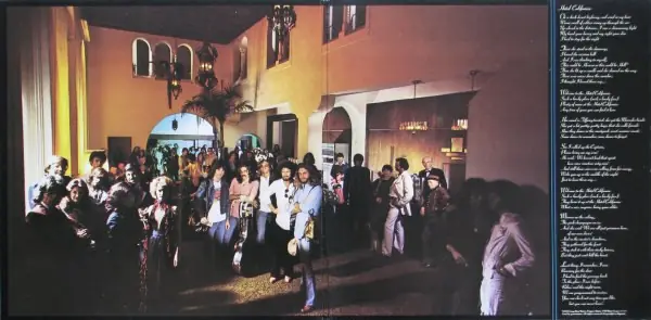 Eagles - Hotel California 뒷면