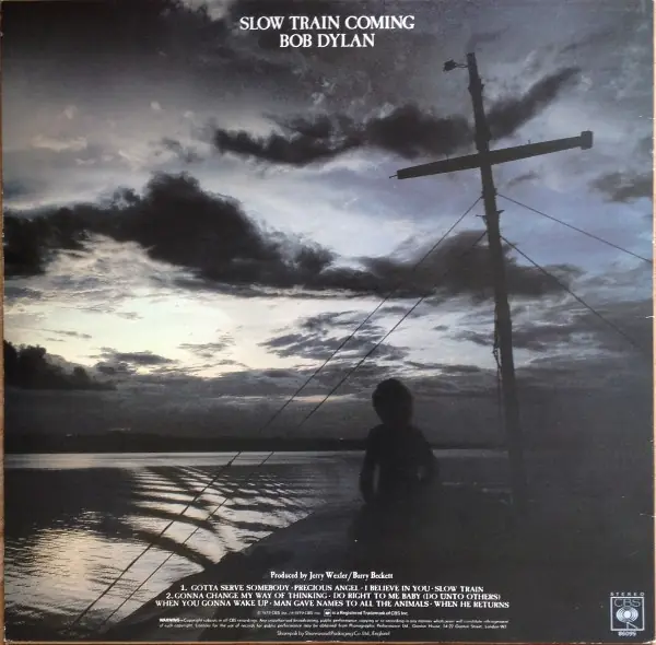 Bob Dylan - Slow Train Coming 뒷면