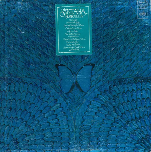 Santana - Borboletta 뒷면