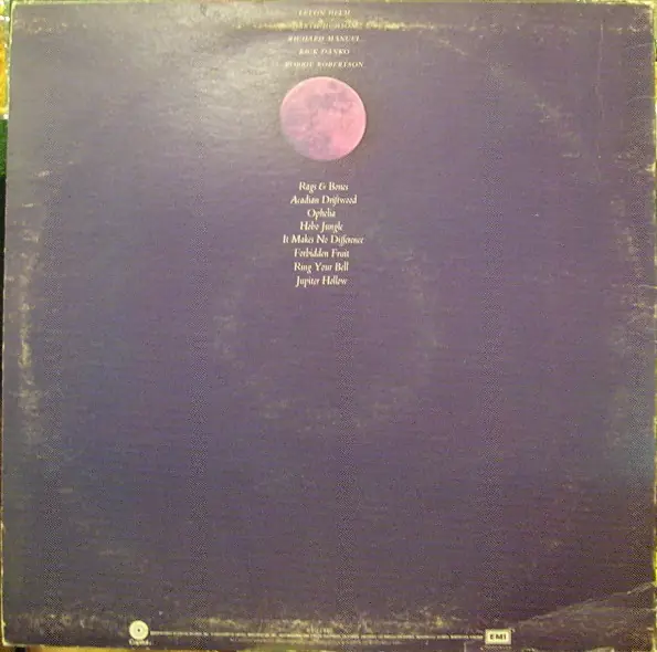 The Band - Northern Lights-Southern Cross 뒷면