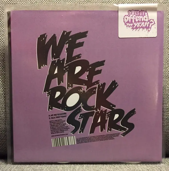 Does It Offend You, Yeah? - We Are Rock Stars 뒷면