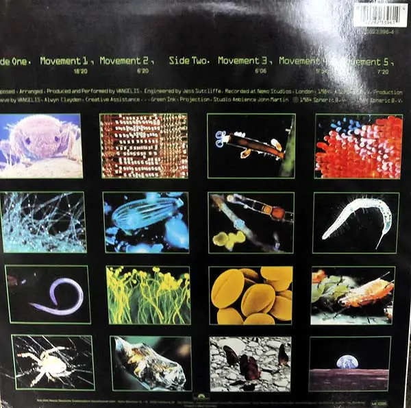 Vangelis - Soil Festivities 뒷면