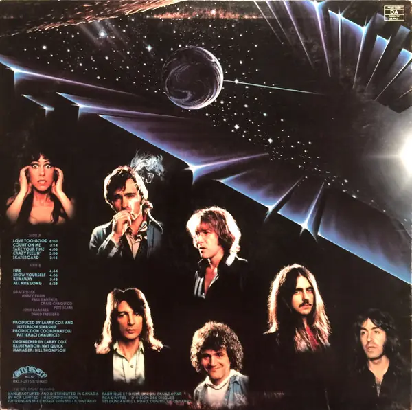 Jefferson Starship - Earth 뒷면