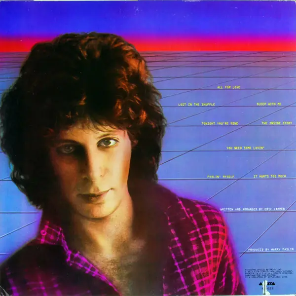 Eric Carmen - Tonight You're Mine 뒷면
