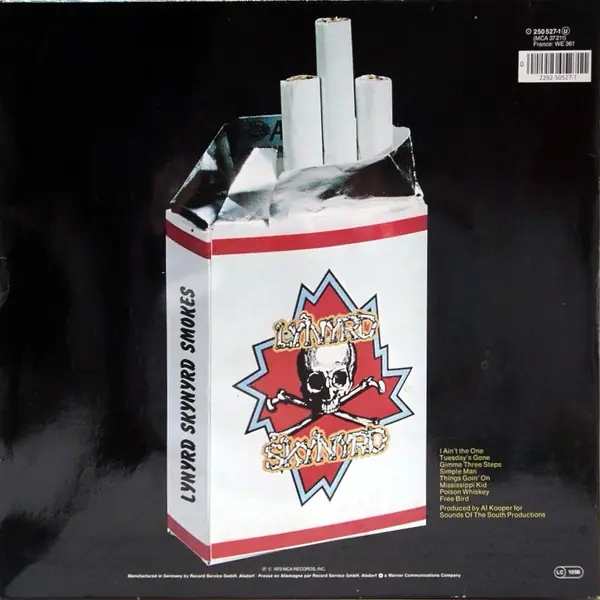 Lynyrd Skynyrd - (Pronounced 'Lĕh-'nérd 'Skin-'nérd) 뒷면