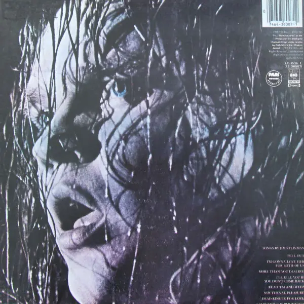 Meat Loaf - Dead Ringer 뒷면
