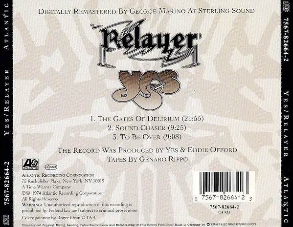 Yes - Relayer 뒷면