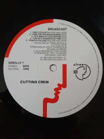Cutting Crew - Broadcast 뒷면