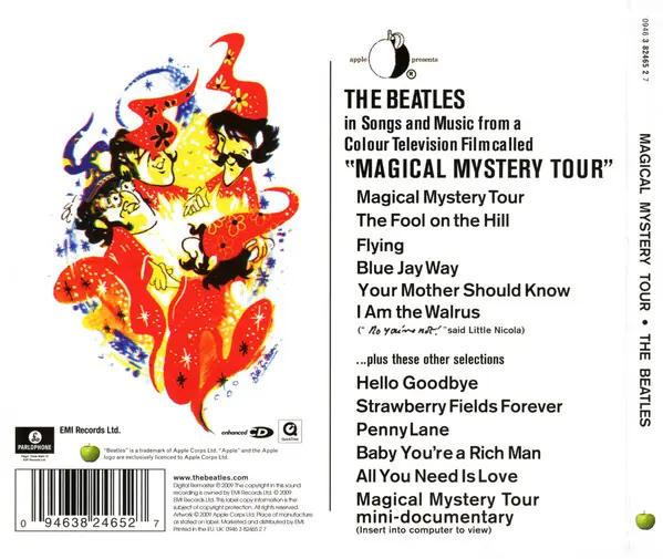 The Beatles - Magical Mystery Tour 뒷면