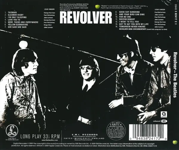The Beatles - Revolver 뒷면