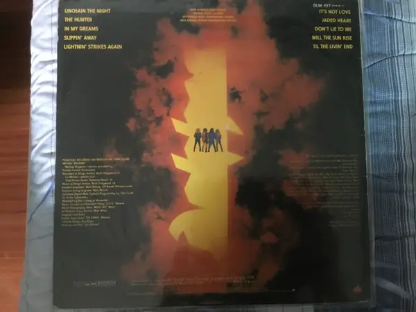 Dokken - Under Lock And Key 뒷면