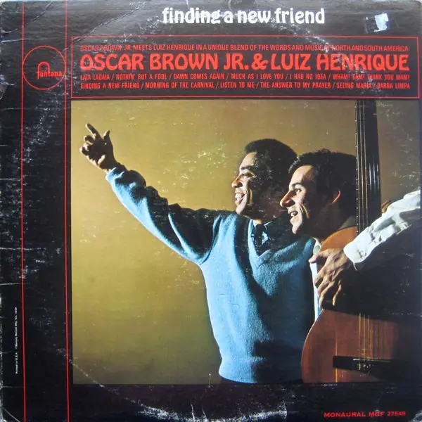 Oscar Brown Jr. / Luiz Henrique - Finding A New Friend 뒷면