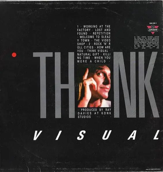 The Kinks - Think Visual 뒷면