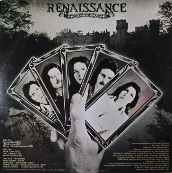 Renaissance - Turn Of The Cards 뒷면