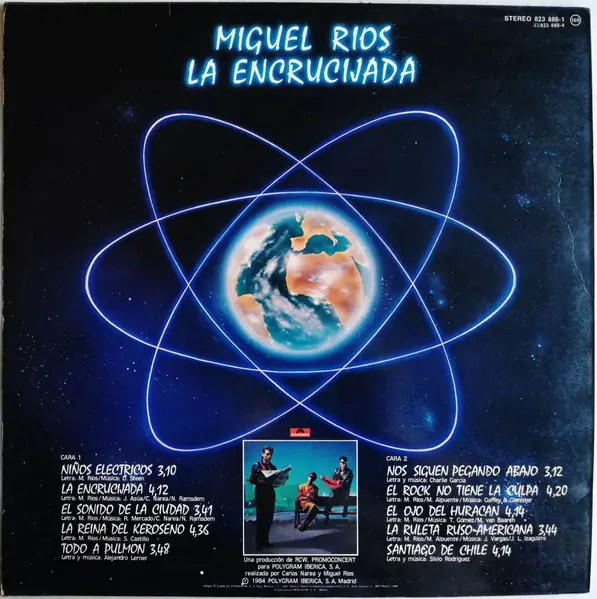 Miguel Ríos - La Encrucijada 뒷면