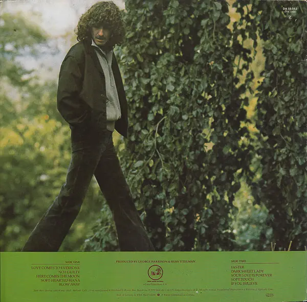 George Harrison - George Harrison 뒷면