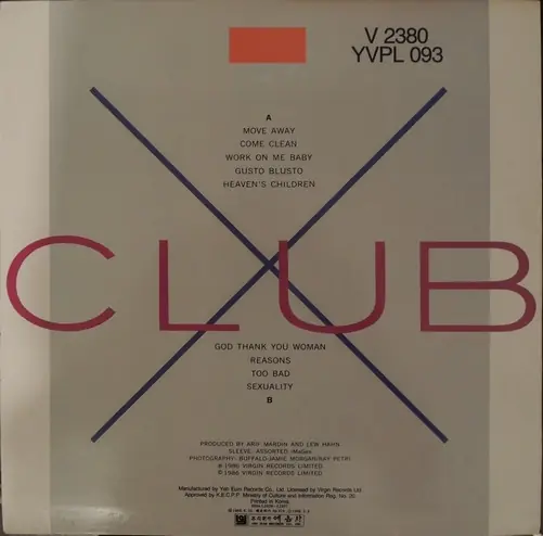 Culture Club - From Luxury To Heartache 뒷면