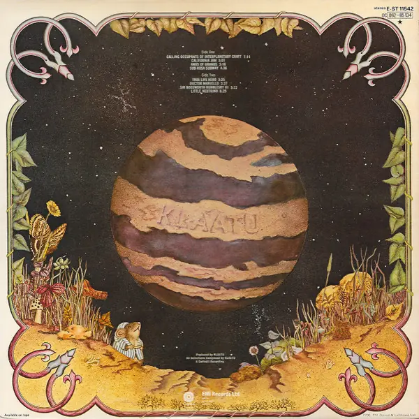 Klaatu - Klaatu 뒷면