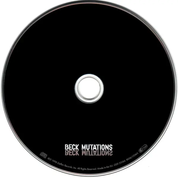 Beck - Mutations 뒷면