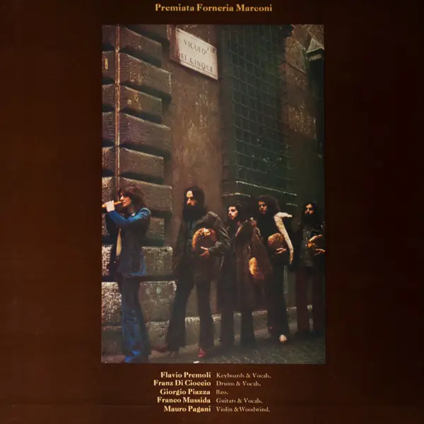Premiata Forneria Marconi - Photos Of Ghosts 뒷면