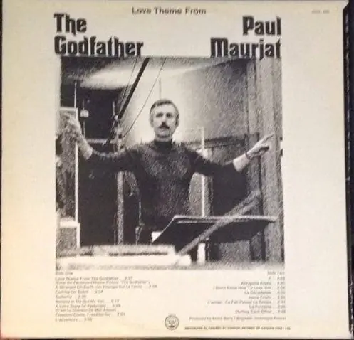 Paul Mauriat - Love Theme From The Godfather 뒷면