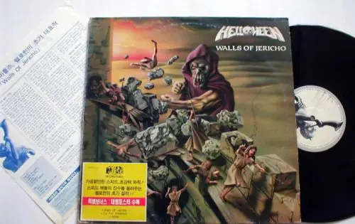 Helloween - Walls Of Jericho 뒷면